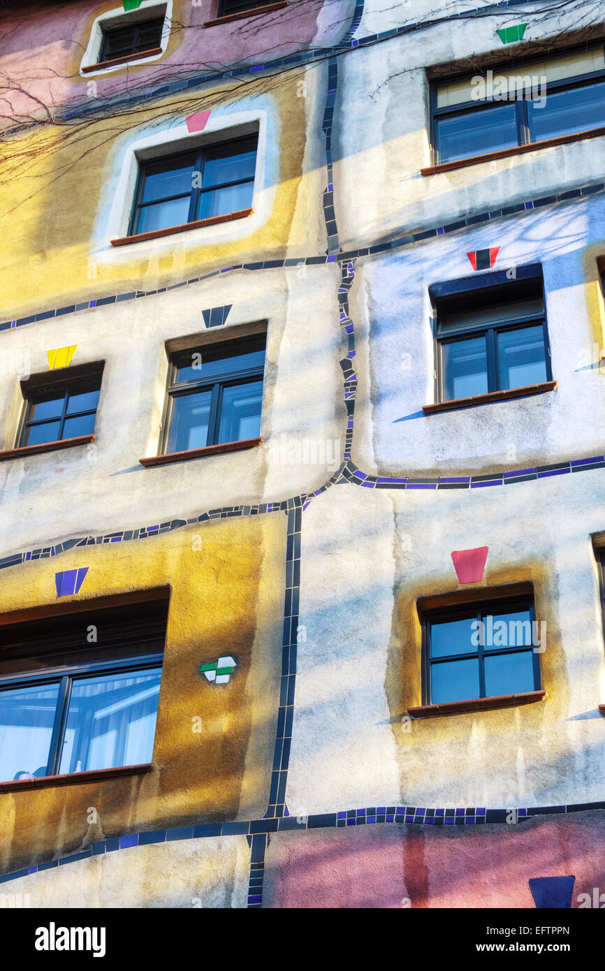 Hundertwasser House, Vienna, Austria Stock Photo