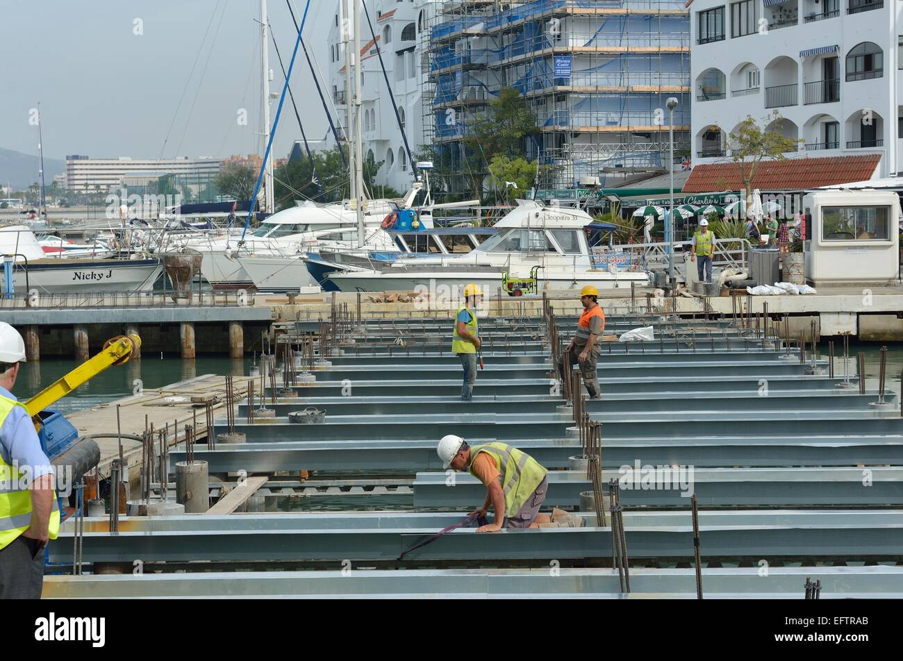 new construction Marina Bay, Ocean Village area Gibraltar UK Stock ...