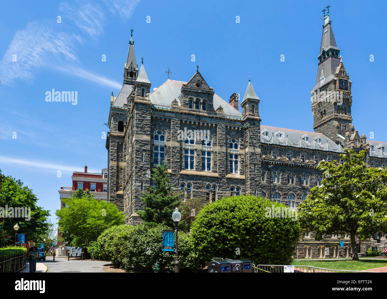 Healy Hall, Georgetown University, Georgetown, Washington DC, USA Stock Photo