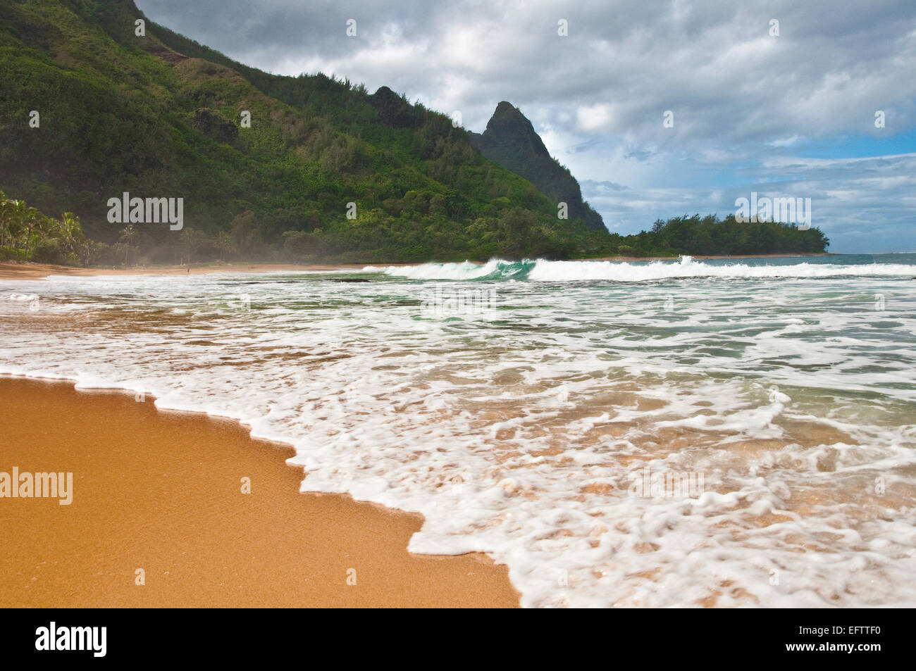Tunnels Beach afternoon, Kauai, Hawaii Stock Photo Alamy