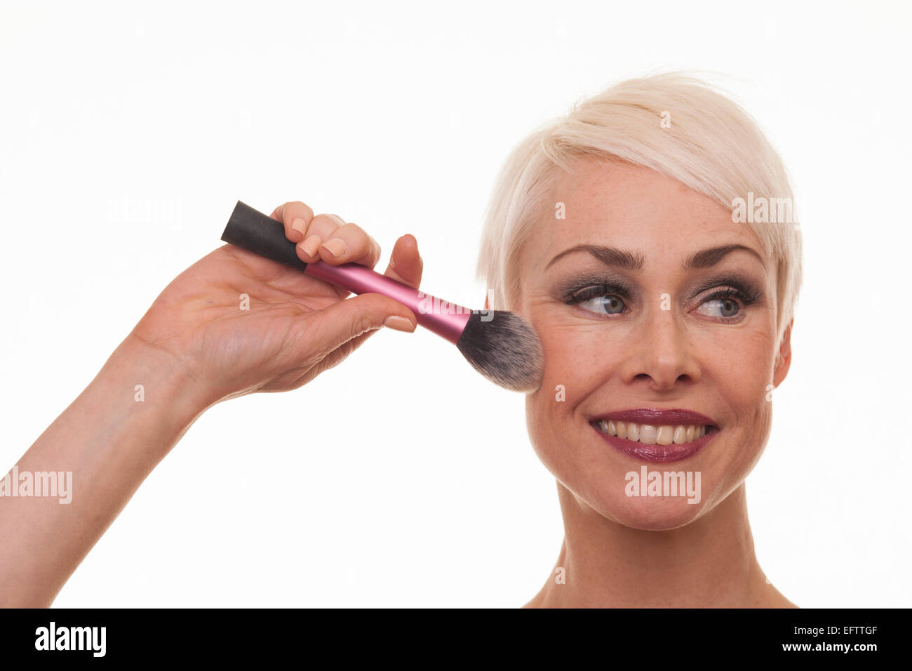 Beauty woman hair blonde 30s hi-res stock photography and images - Alamy