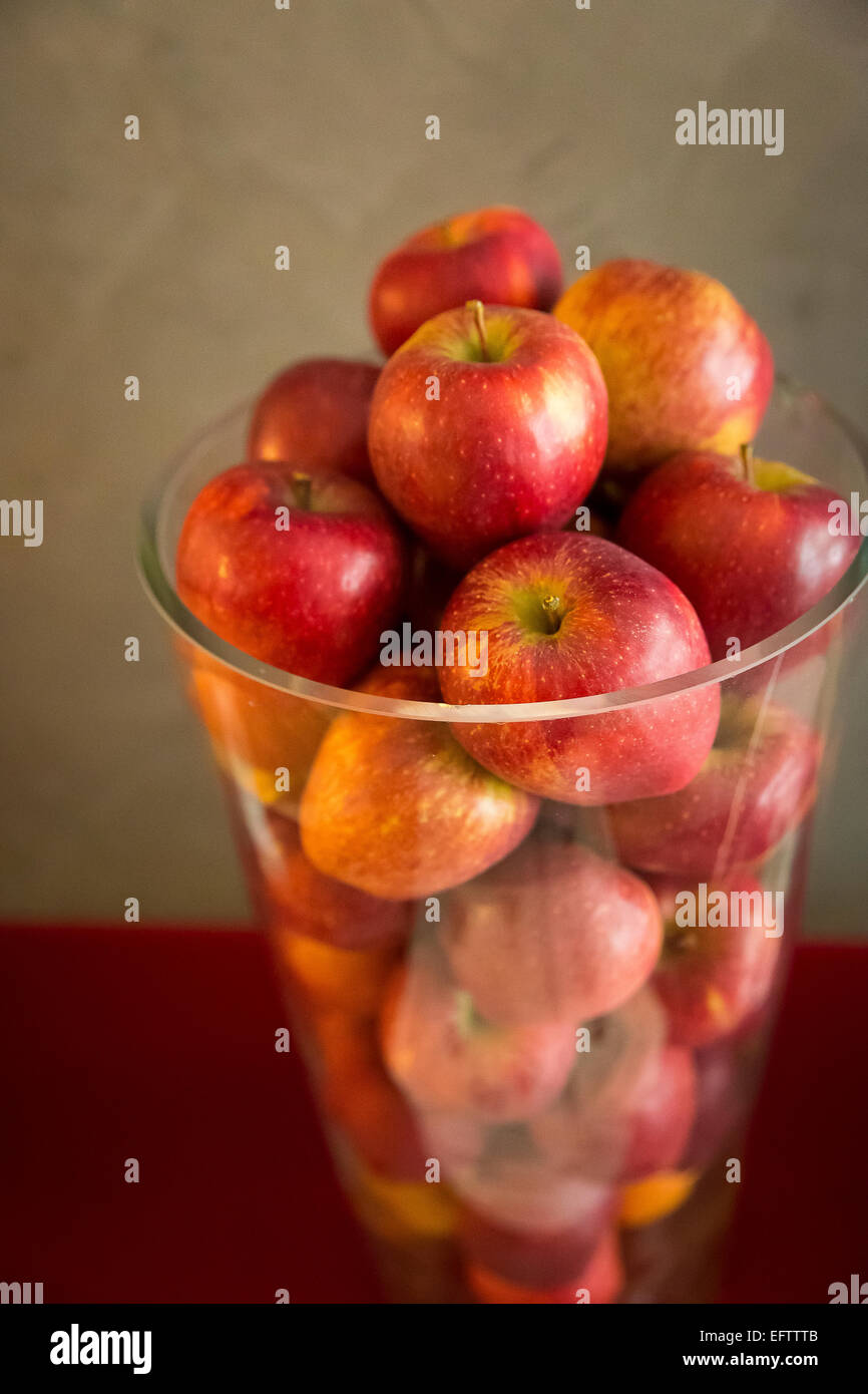 Red apples Stock Photo