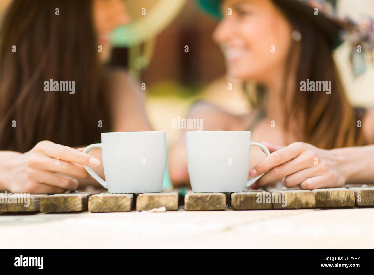 Relaxing by pool with drink hi-res stock photography and images - Alamy