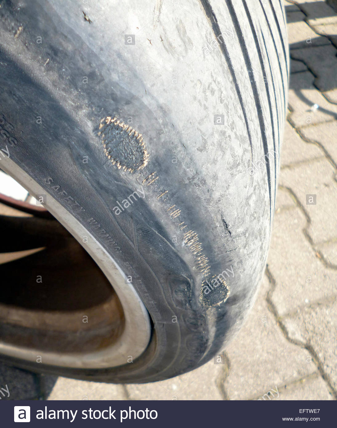 Bald Tyre Stock Photos & Bald Tyre Stock Images Alamy