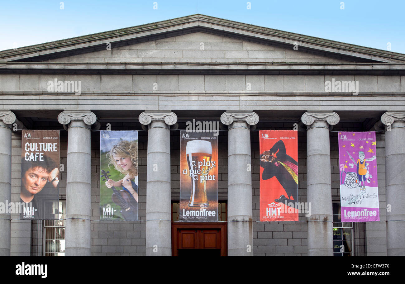 Aberdeen Music Hall Union Street Stock Photo
