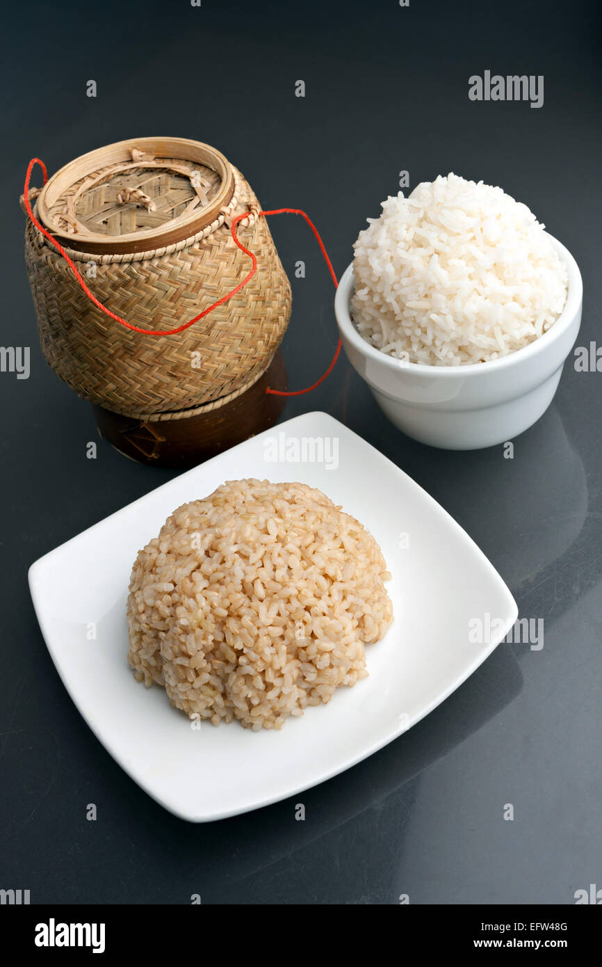 Rice Varieties Stock Photo
