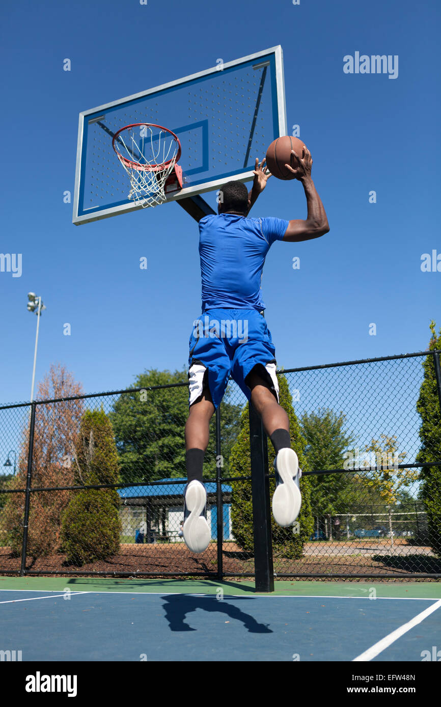 Slam Dunk Basketball Stock Photo Alamy