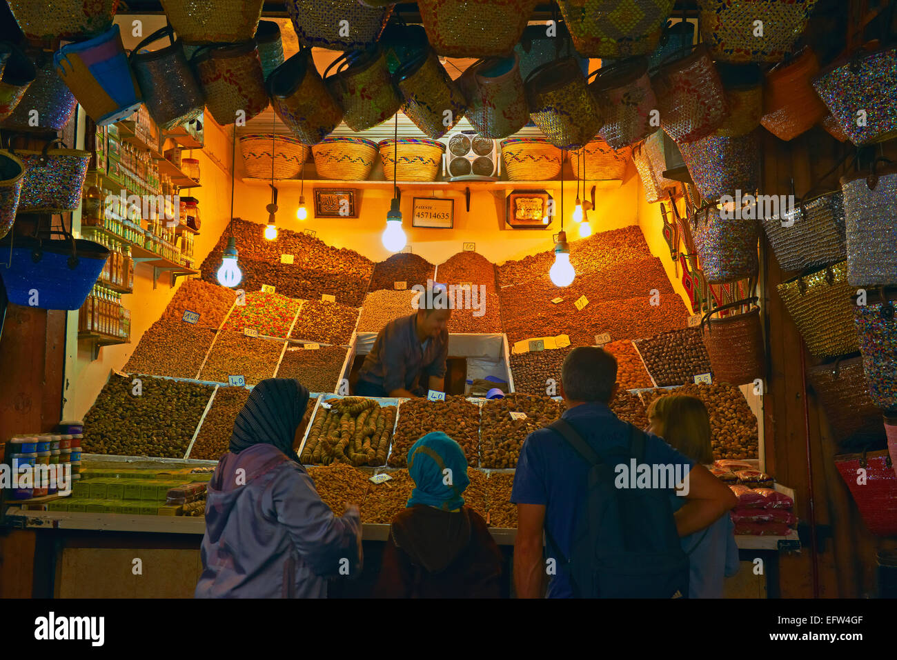 Dry fruit and Nuts, Medina, Souk, Marrakech,UNESCO World Heritage Site