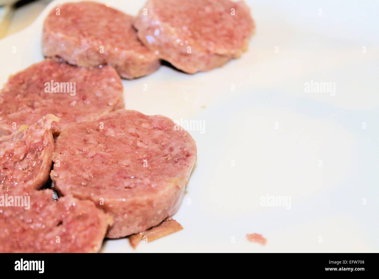 italian typical spiced sausage called cotechino Stock Photo Alamy