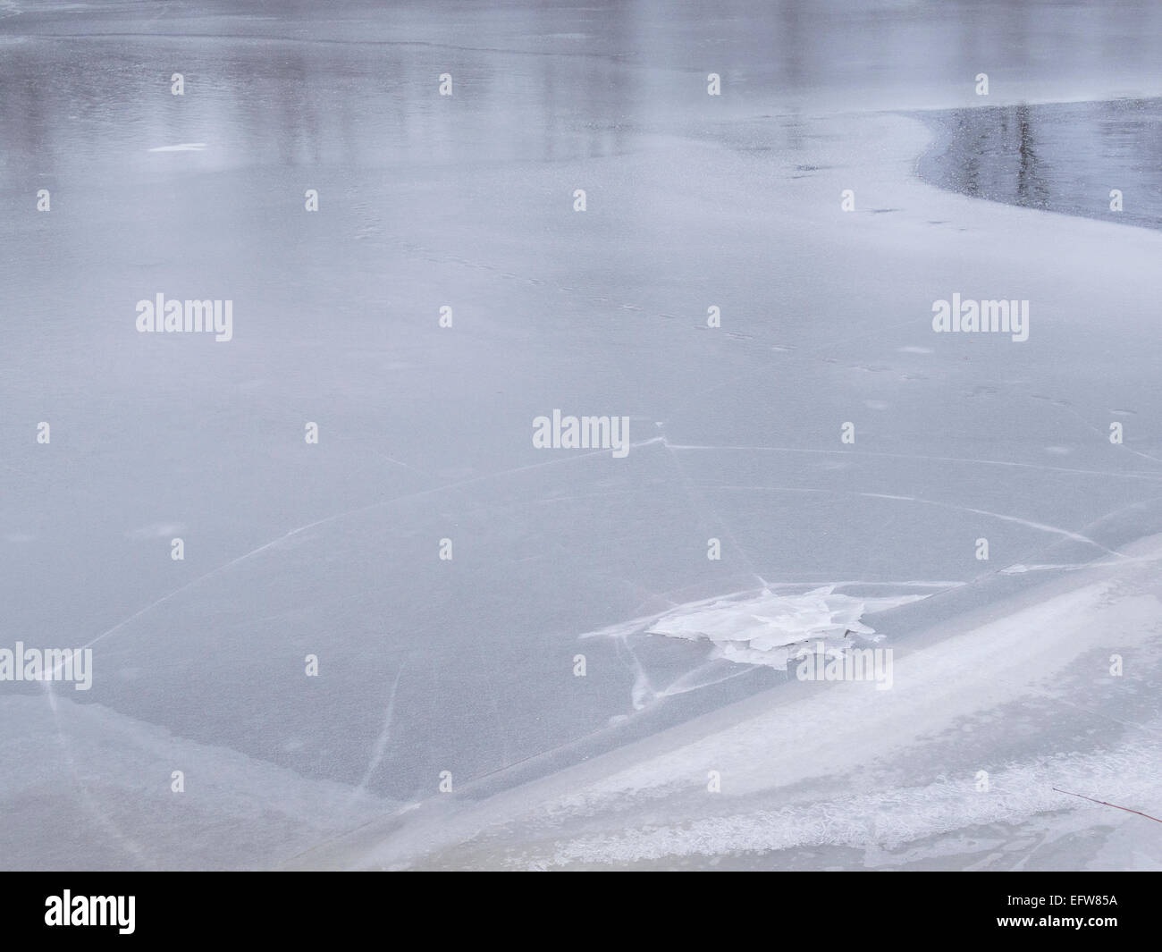 Ice with water Stock Photo - Alamy