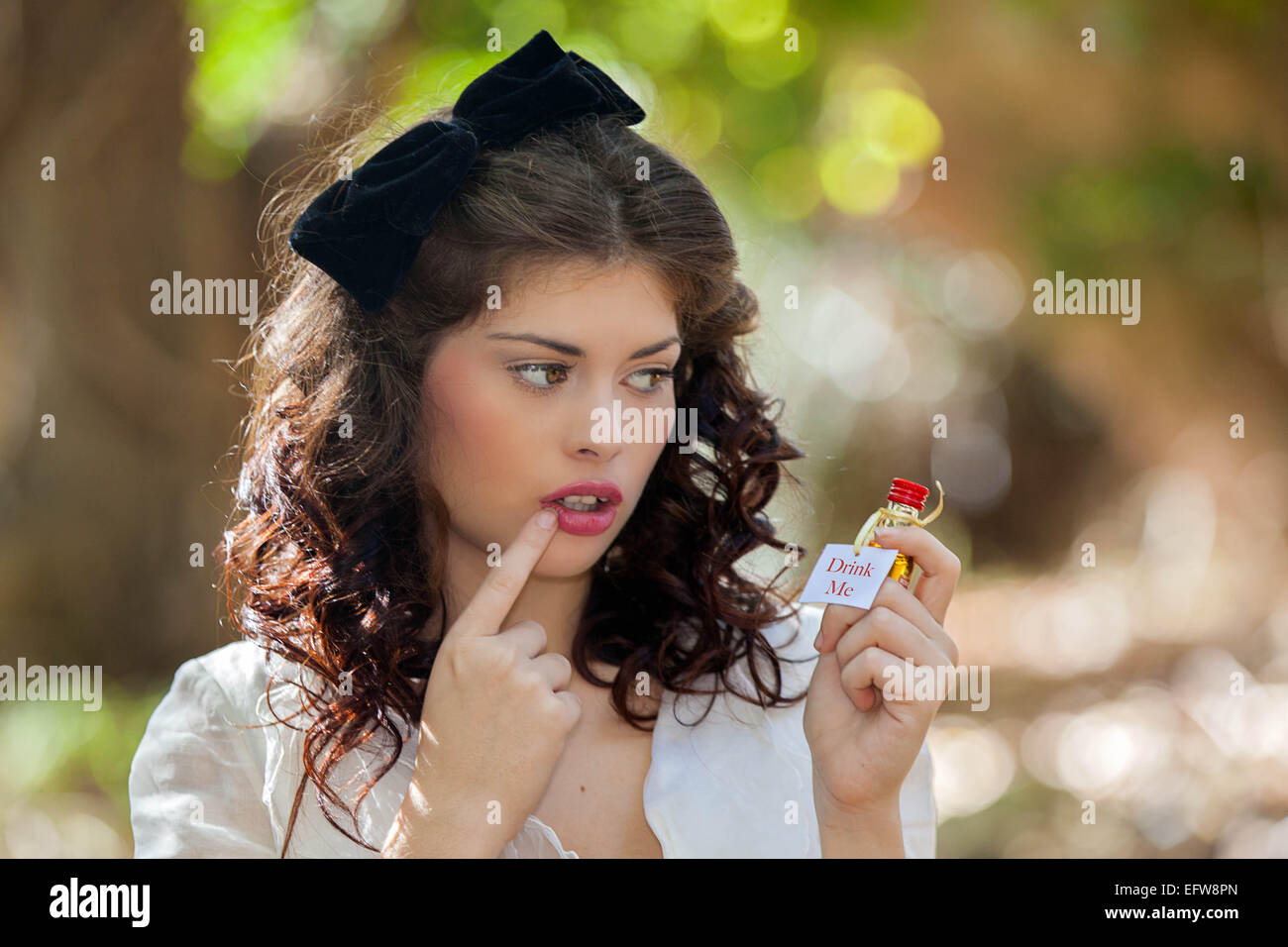 concept for temptation, alcoholism or addiction. drink Stock Photo