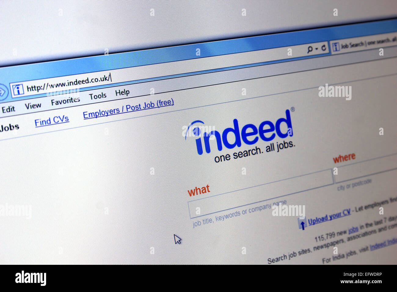 Indeed job search website hires stock photography and images Alamy