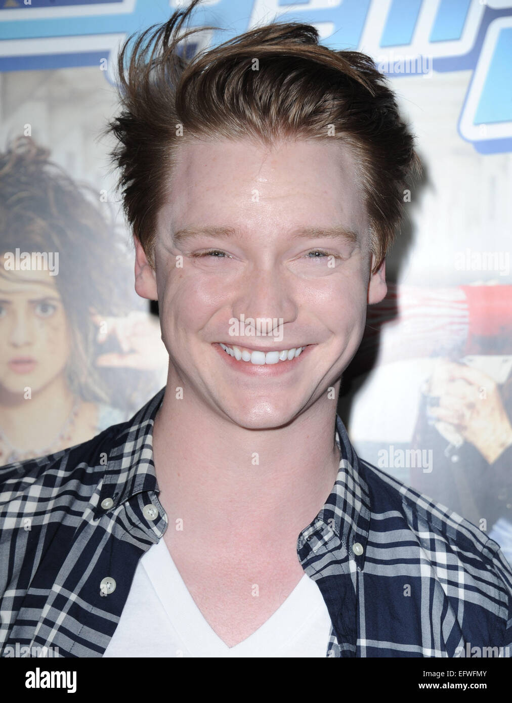 Los Angeles, California, USA. 10th Feb, 2015. Calum Worthy attending