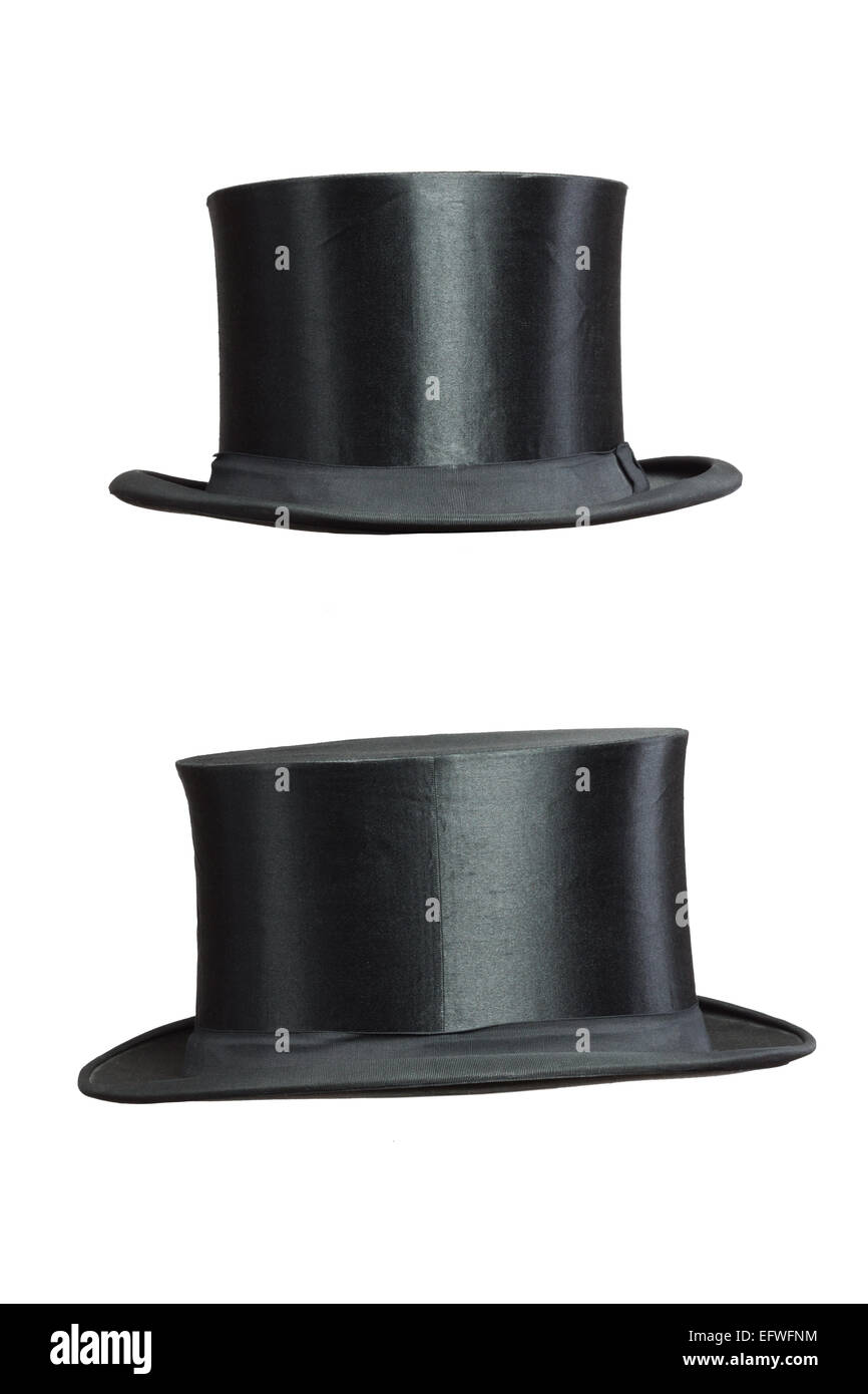 Black tall top hat hi-res stock photography and images - Alamy