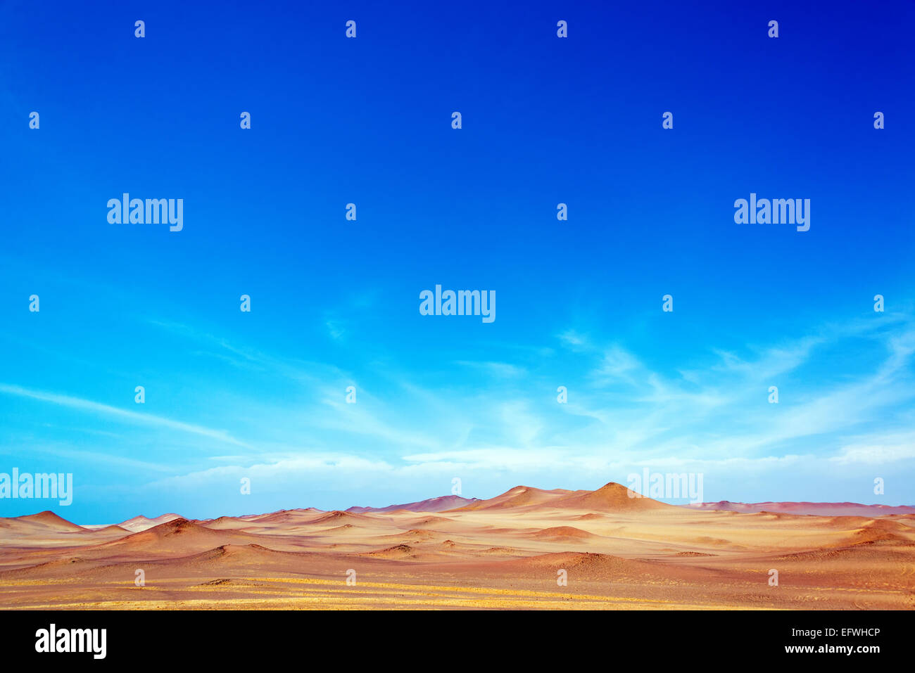 Dry desert landscape near Paracas, Peru Stock Photo Alamy