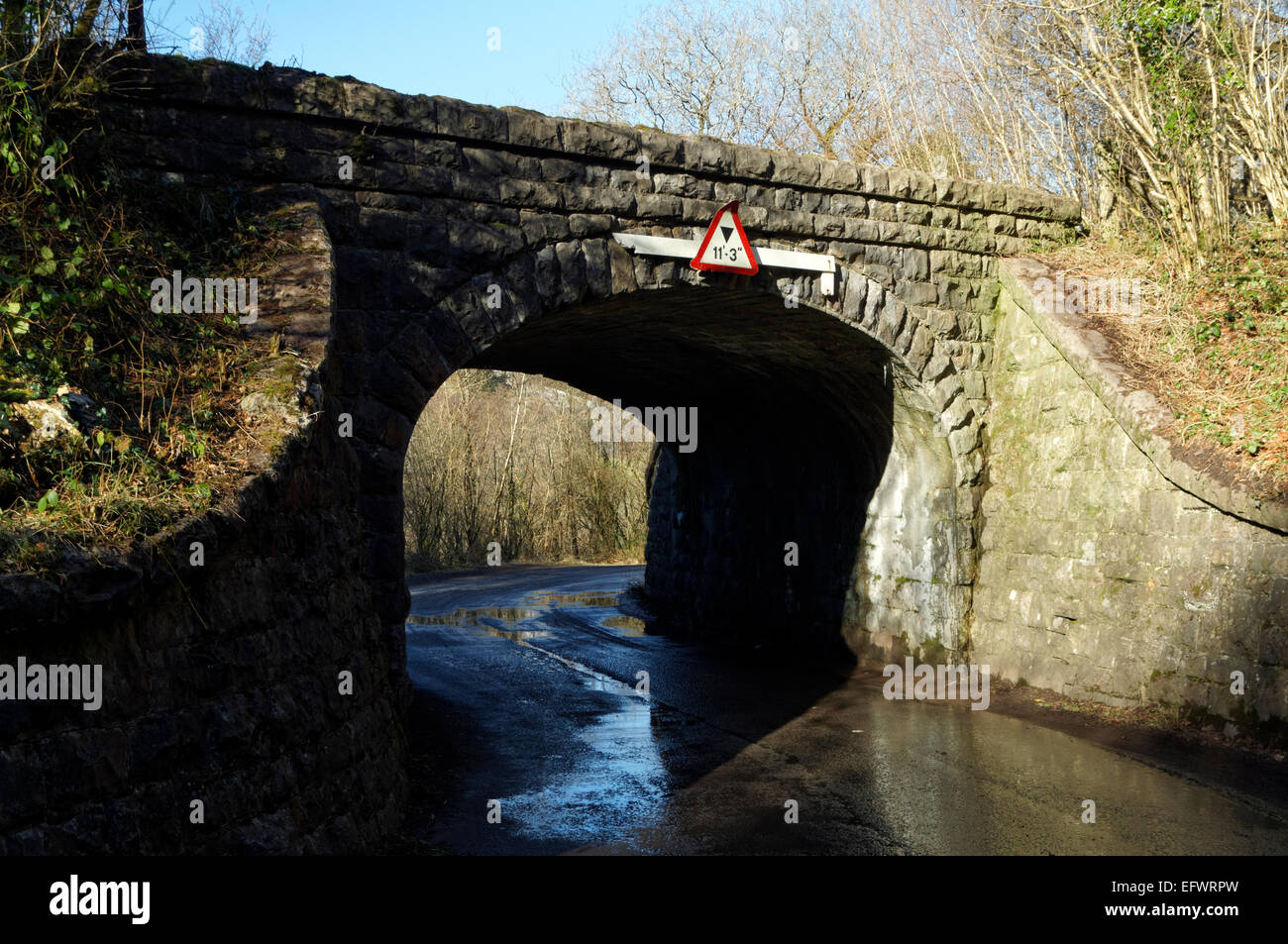Old railway bridge, near Pontsticill, Merthyr tydfil, Wales, UK. Stock Photo