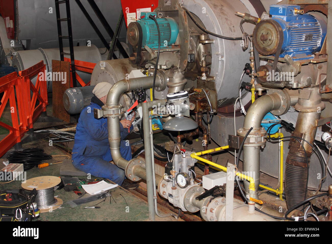 steam boiler Stock Photo