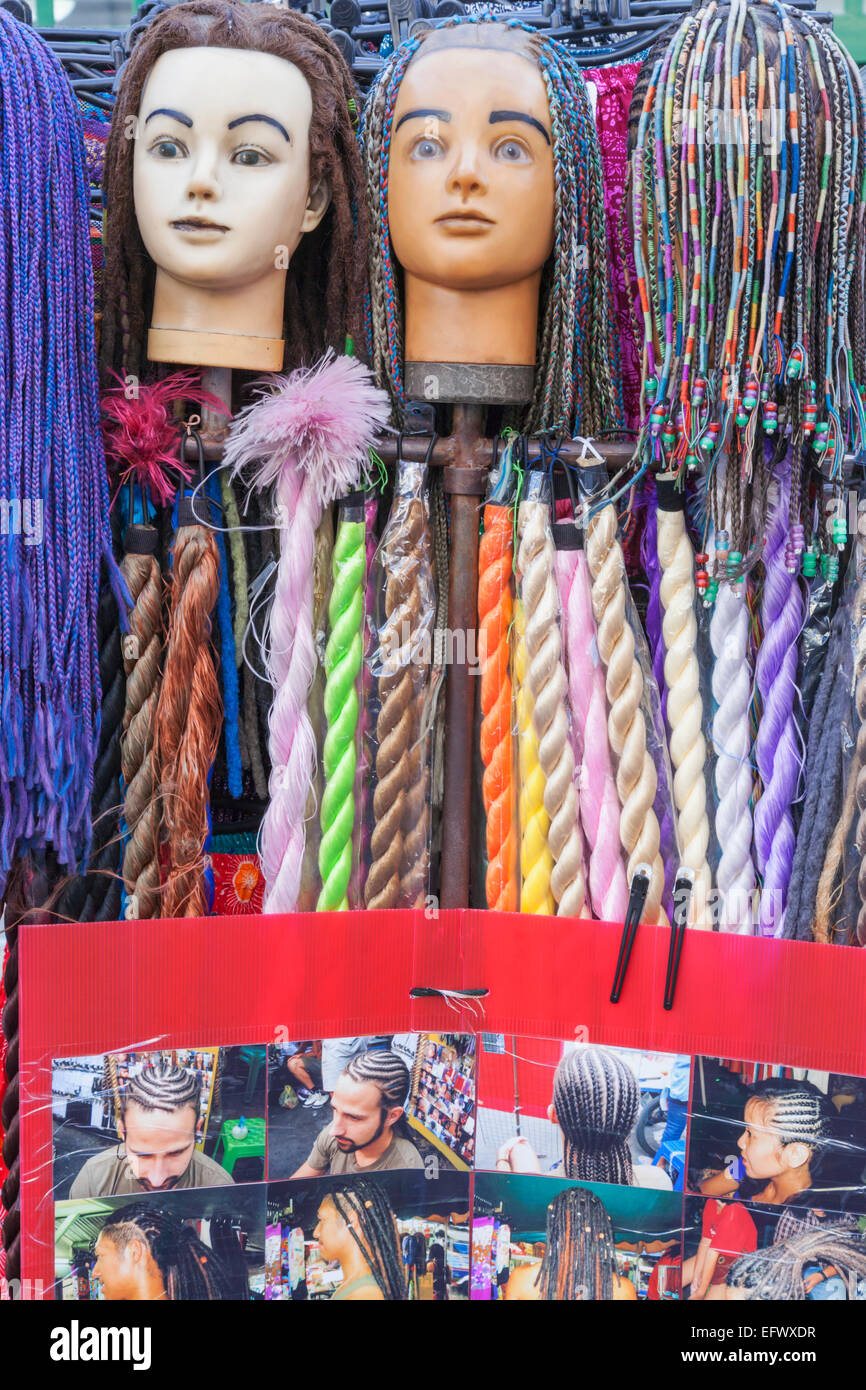 Mannequin with hair braiding hi-res stock photography and images