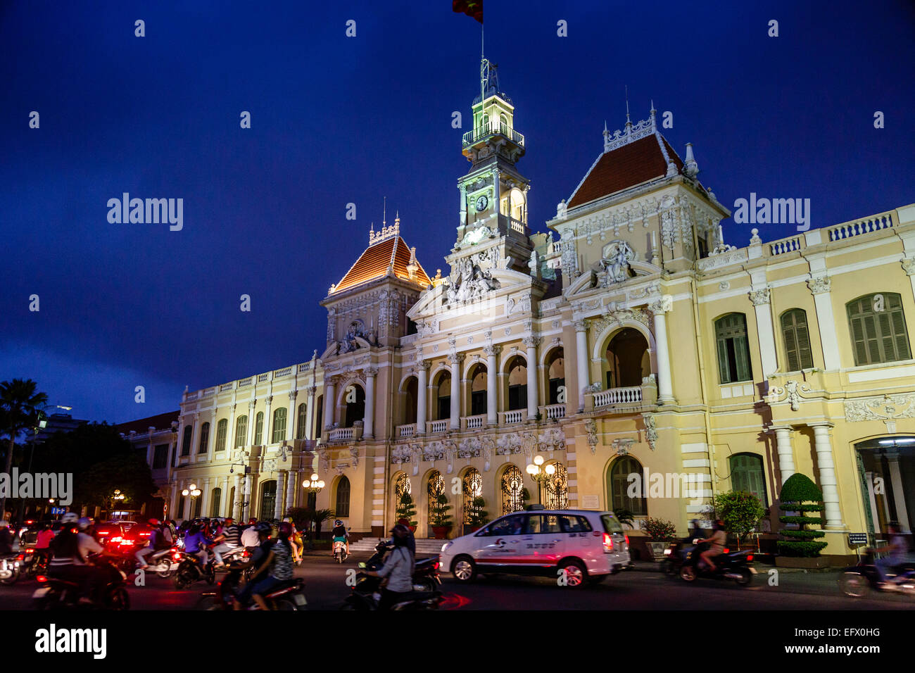 Saigon City Hall building, Ho Chi Minh City (Saigon), Vietnam. Stock Photo