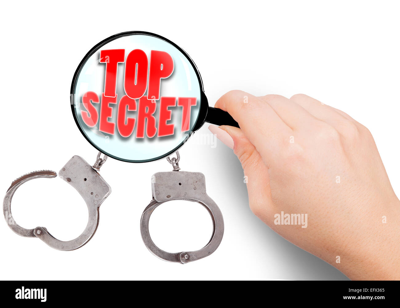 Top Secret or hidden truth? illustration Stock Photo Alamy