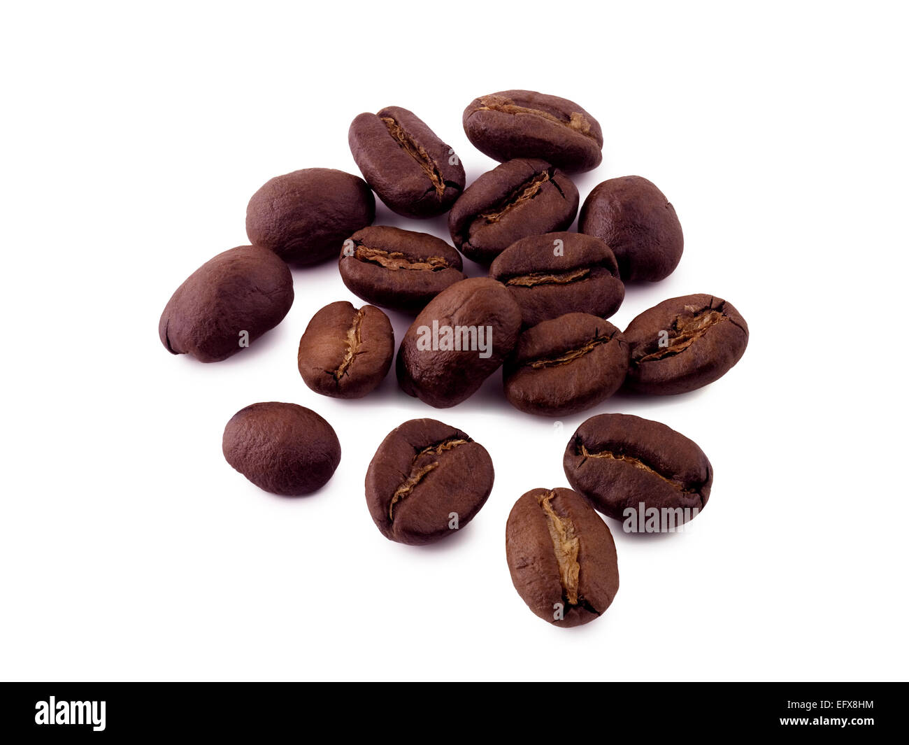 Arabica roasted coffee beans Cut Out Stock Images & Pictures - Alamy