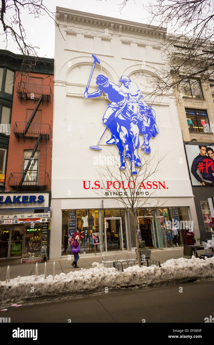 U.S. Polo Assn. store in Downtown Brooklyn in New York on Saturday,  February 7, 2015. The area has been for years a middle and lower economic  shopping strip but because of increased