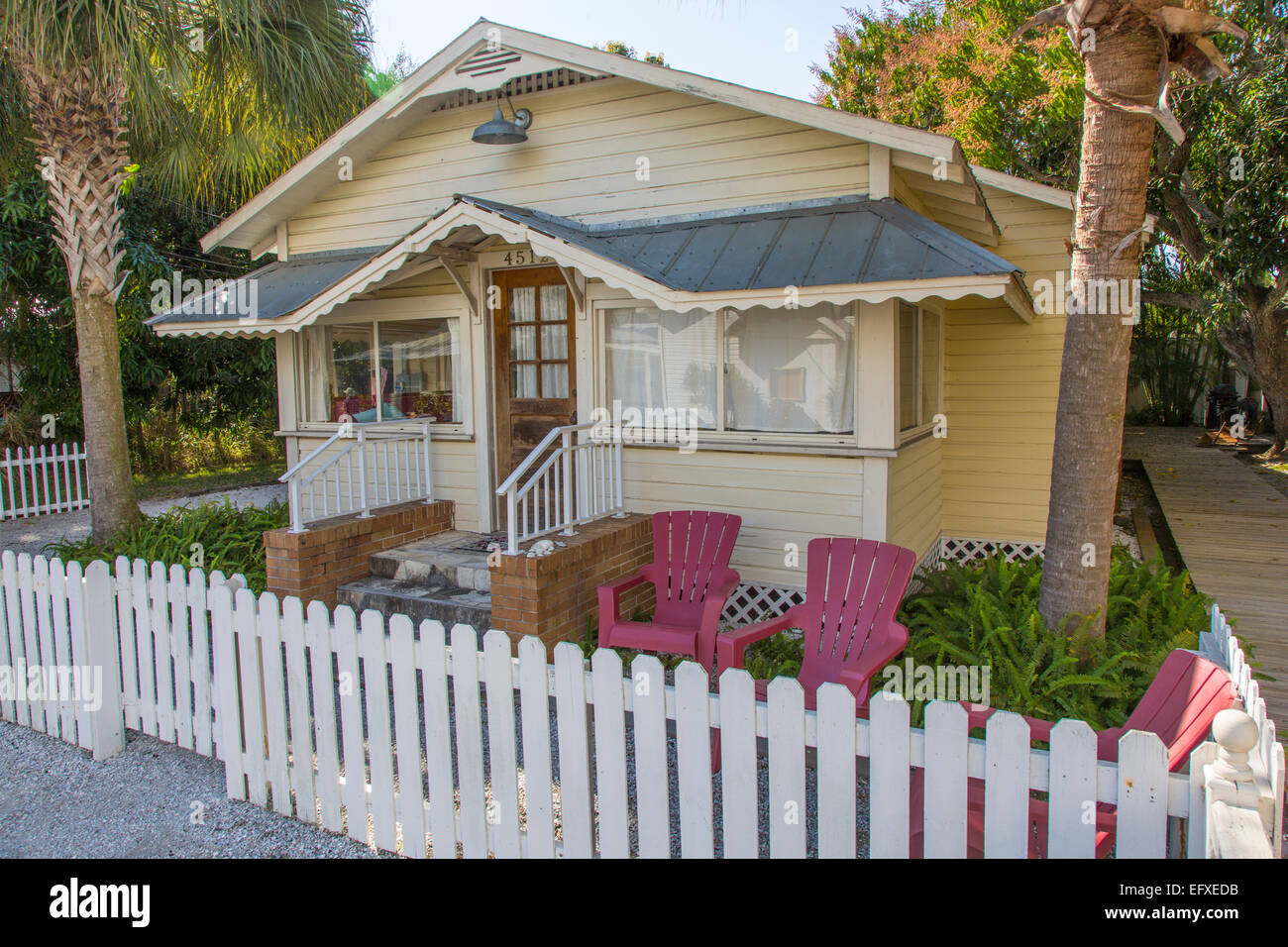 House in old historic commercial fishing village of Cortez on Sarasota