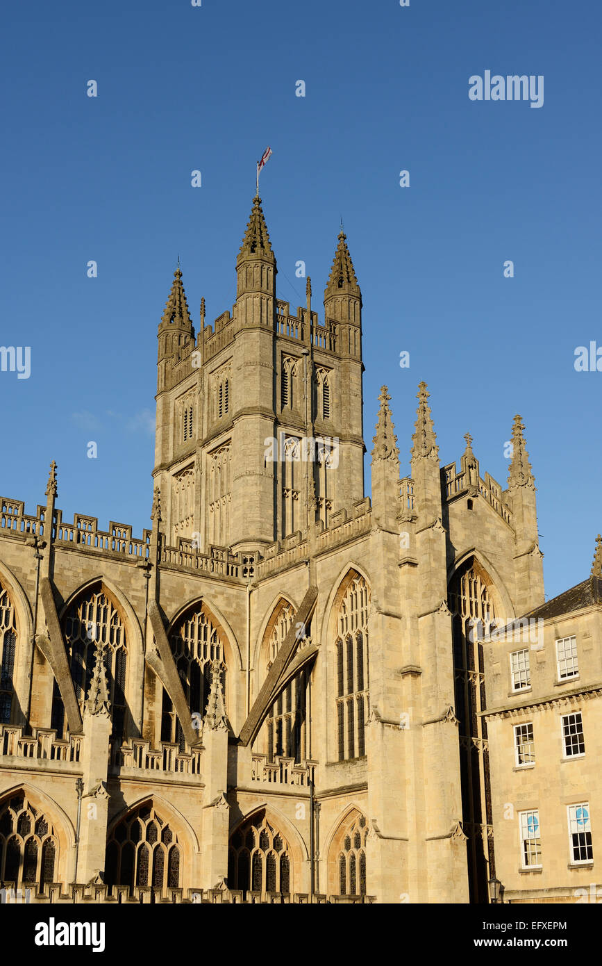 Bath Abbey in Bath city centre UK Stock Photo - Alamy