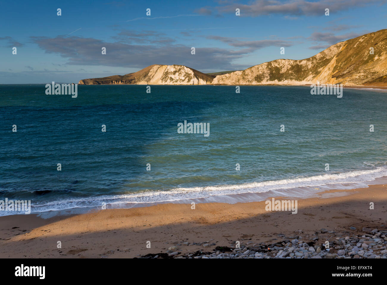 Lulworth Cove Dorset; UK Stock Photo