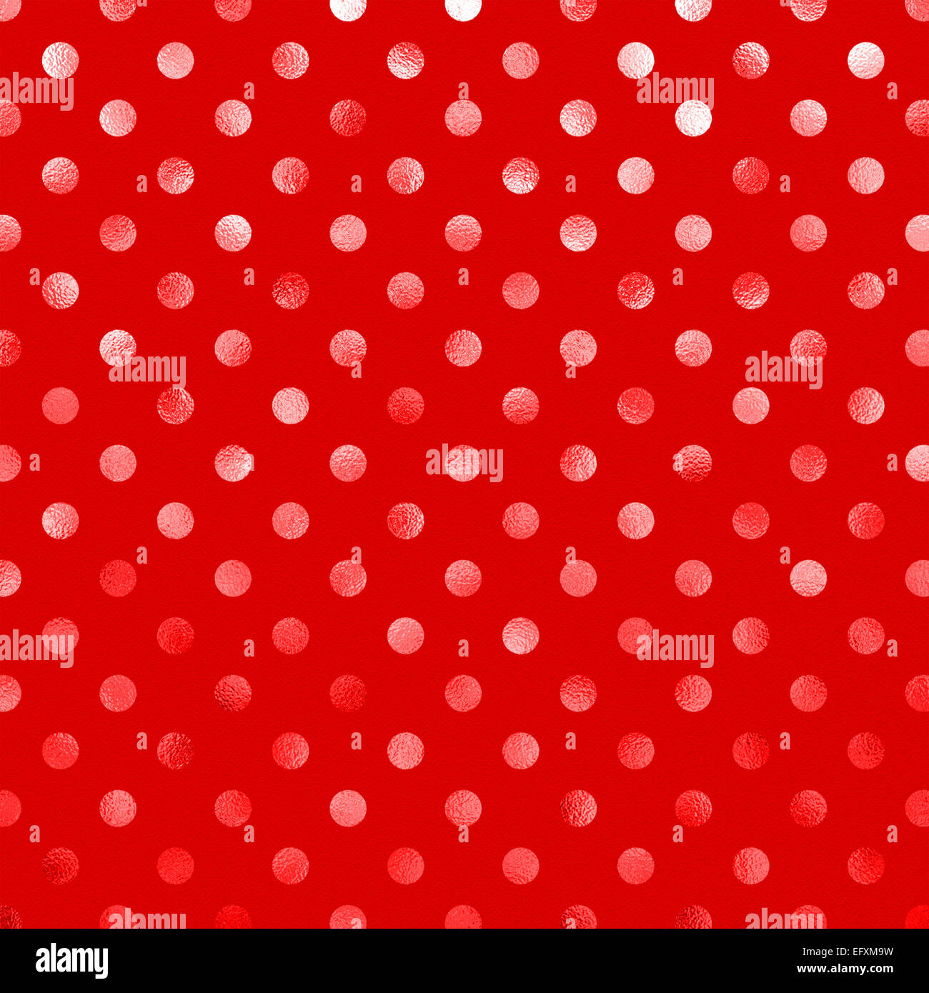 Red Metallic Foil Polka Dot Pattern Swiss Dots Texture Paper Color Background Stock Photo Alamy