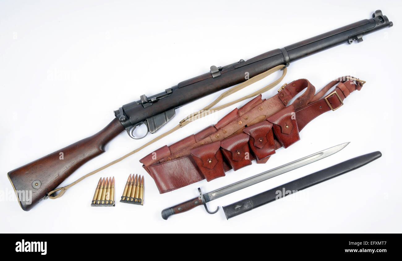 WW1 SMLE rifle as issued to cavalry and infantry units Stock Photo Alamy
