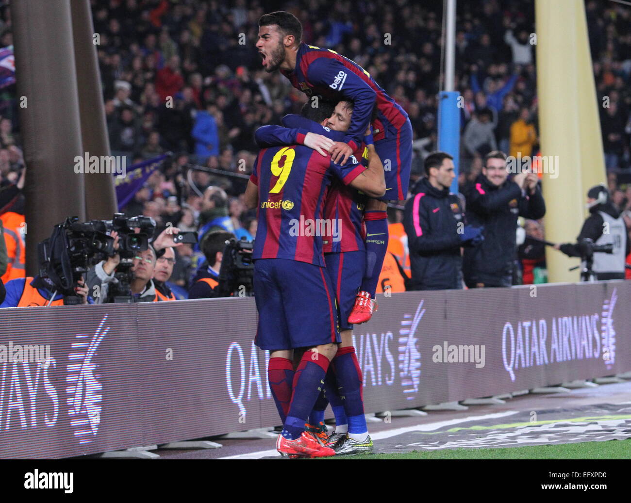 Leo Messi Goal 2015 Hi res Stock Photography And Images Alamy