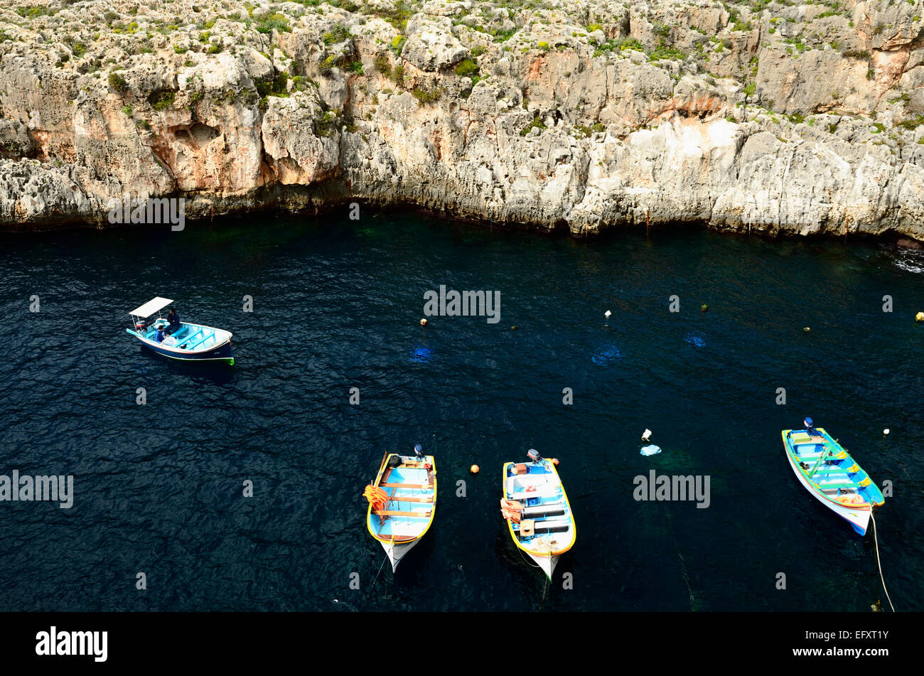 Blue Grotto Stock Photo - Alamy