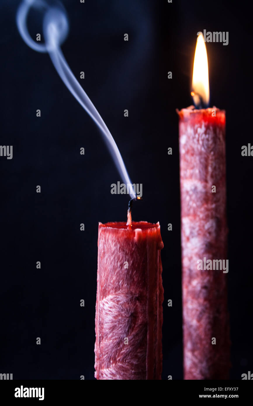 Candle Smoke Stock Photos & Candle Smoke Stock Images Alamy