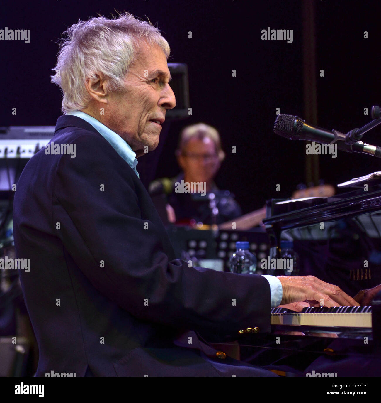 Burt Bacharach headlines the main stage on day two of the Wilderness Festival 2014  Featuring: Burt Bacharach Where: Oxfordshire, United Kingdom When: 09 Aug 2014 Stock Photo