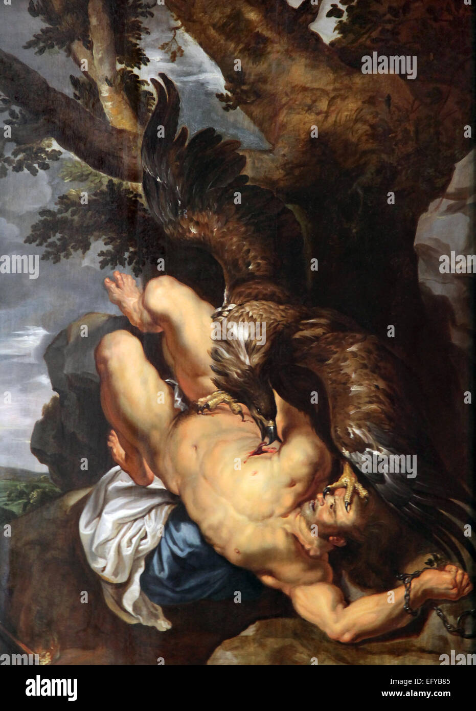 Peter Paul Rubens.1577-1640.Chained Prometheus.1611-1612 Stock Photo