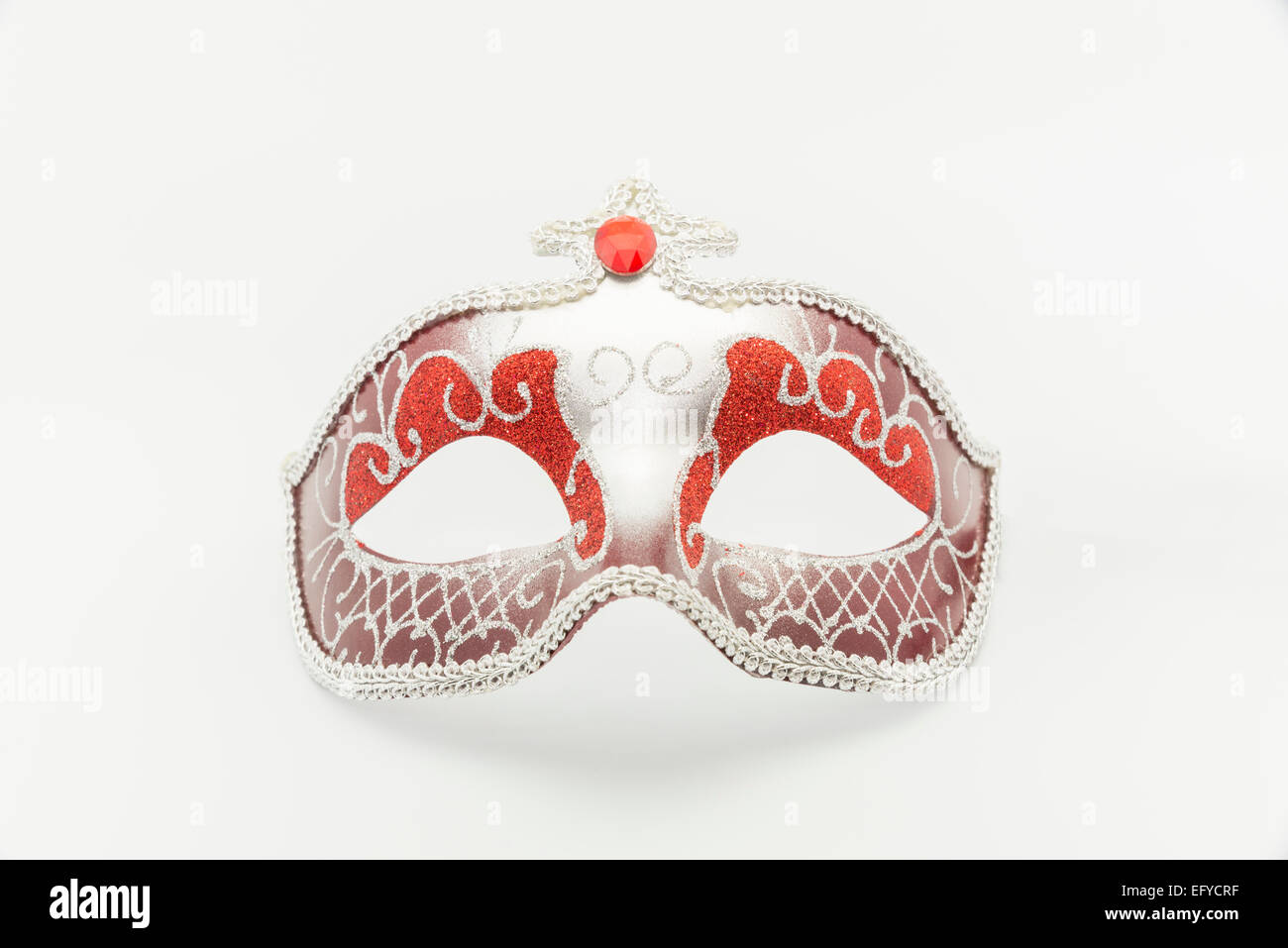 carnival mask on a white background Stock Photo