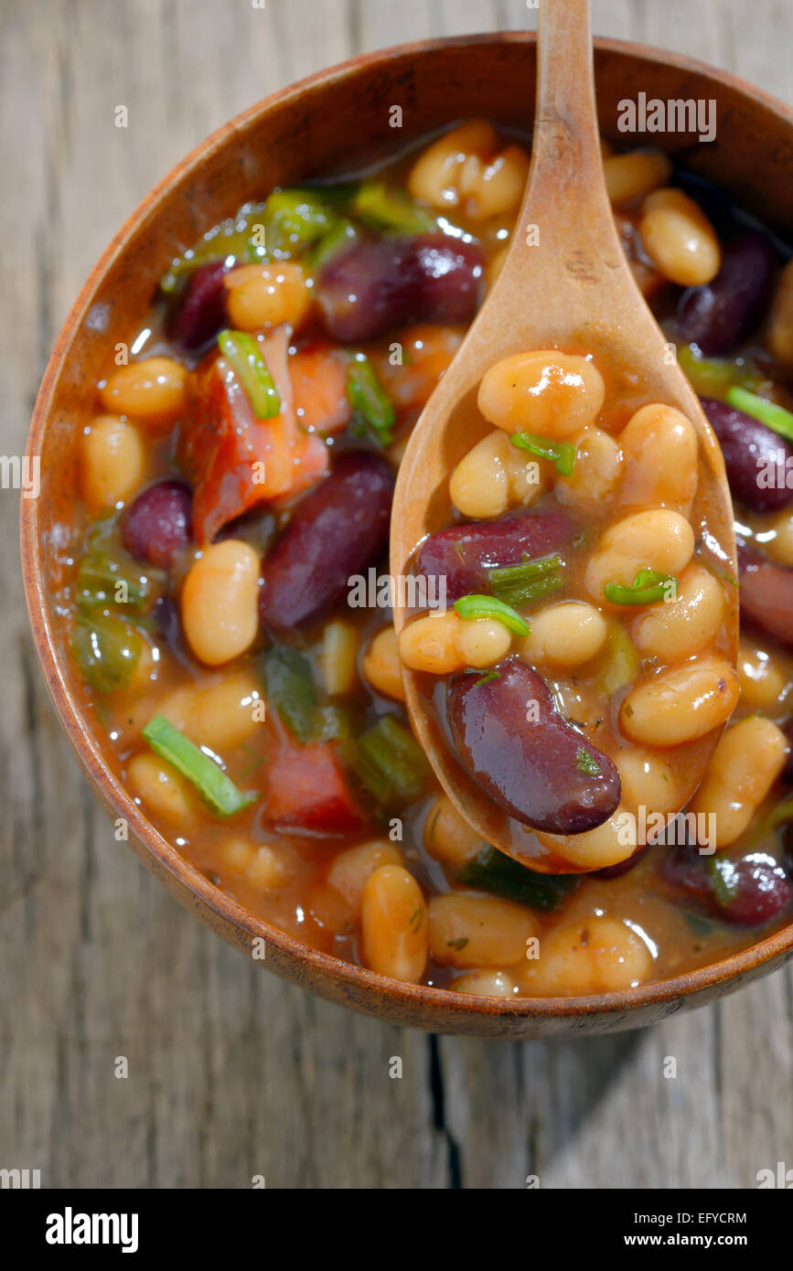 Baked Beans Bowl of baked beans Stock Photo Alamy