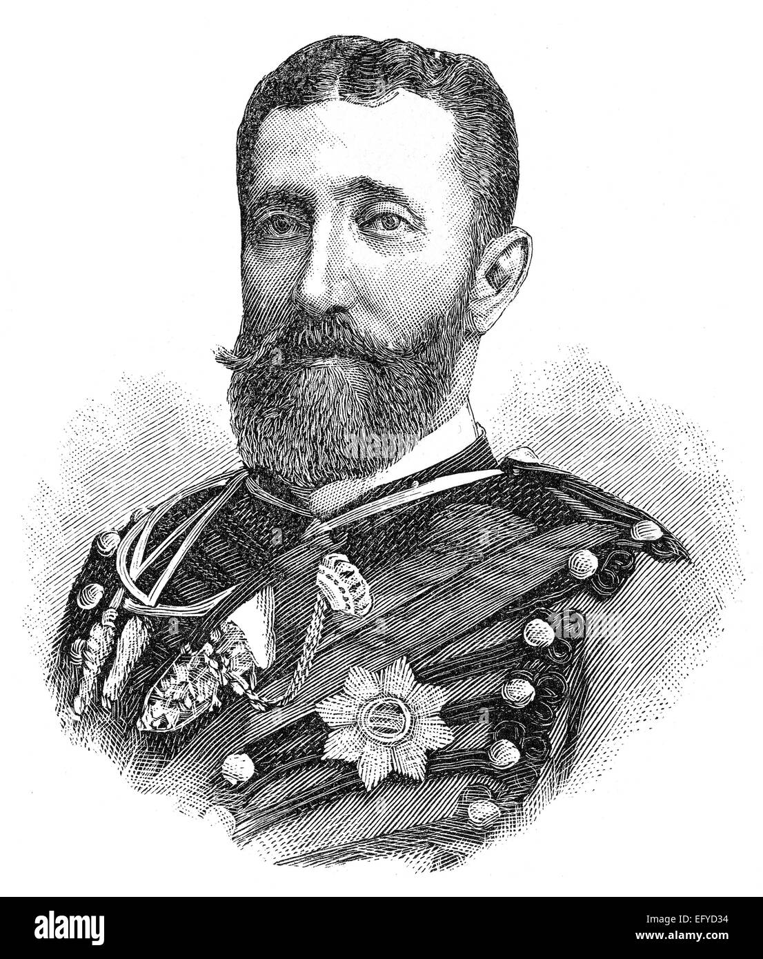 Enrique de Borbón y Castellví, 2nd Duke of Seville, 1848-1894, Stock Photo