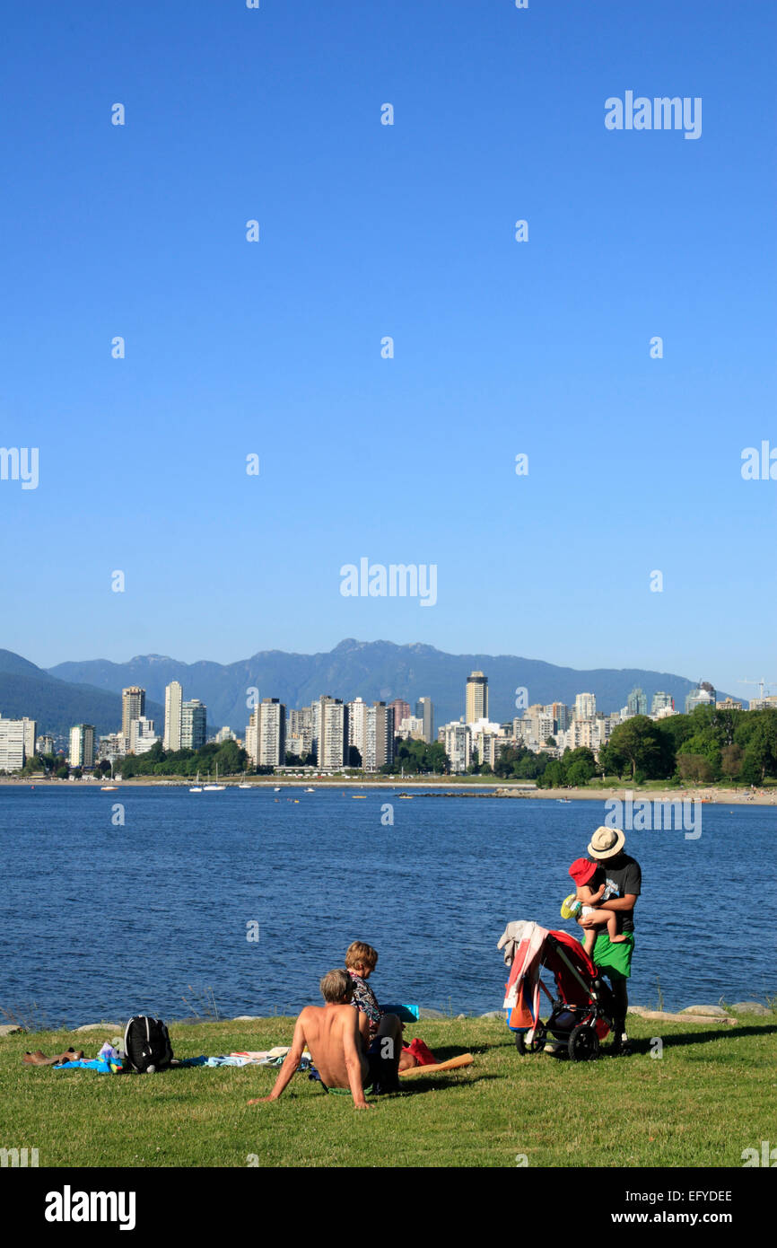 Kitsilano Beach, Vancouver, British Columbia, Canada Stock Photo - Alamy