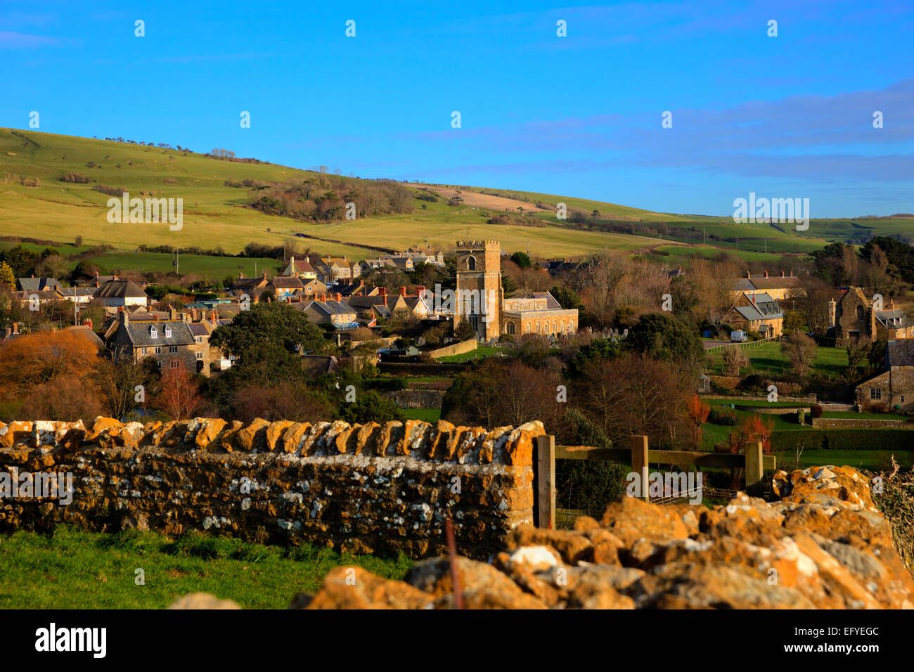 Abbotsbury village Dorset England UK set in the English countryside