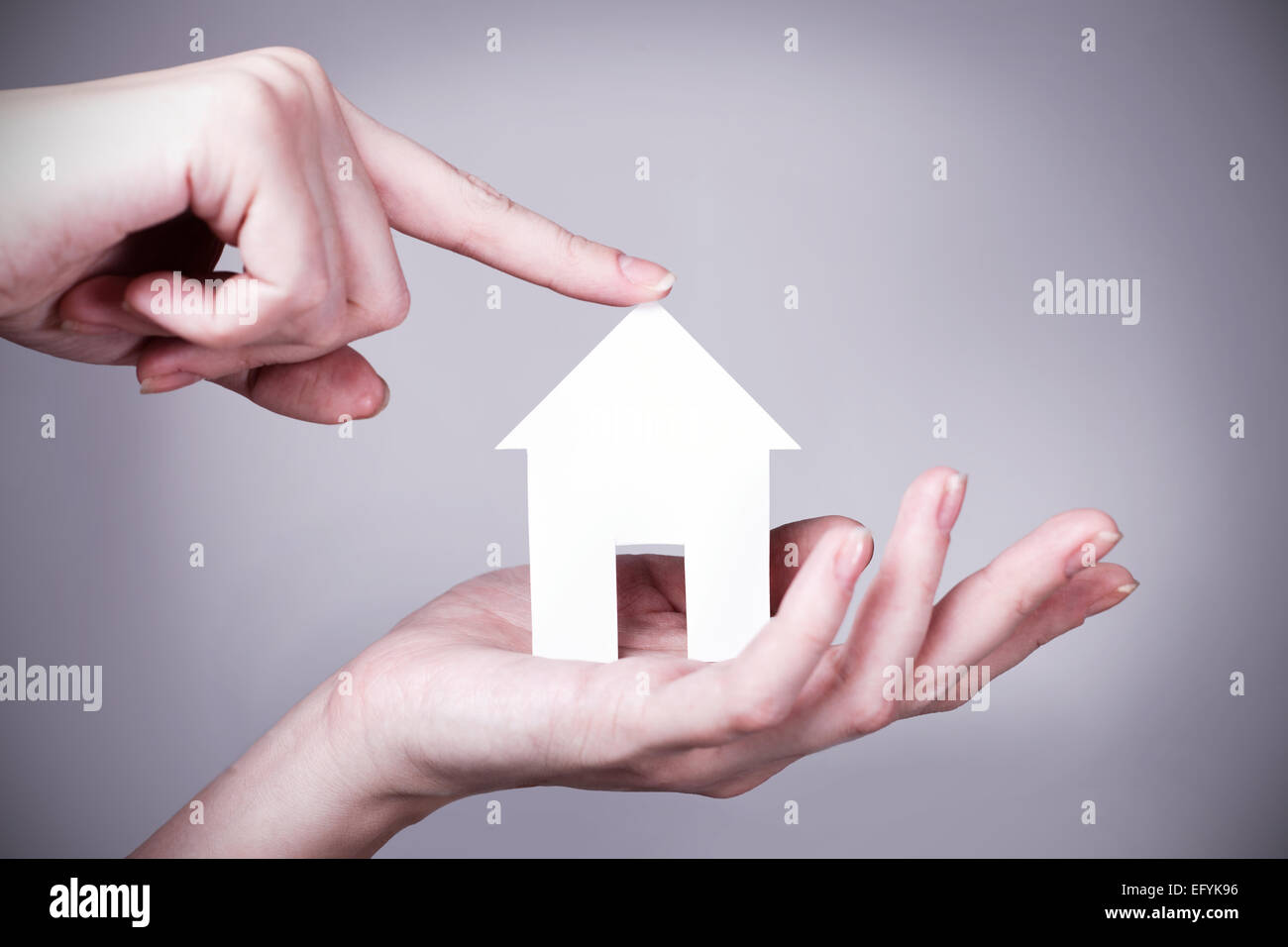 your dream home in the form of future goals for your plans Stock Photo