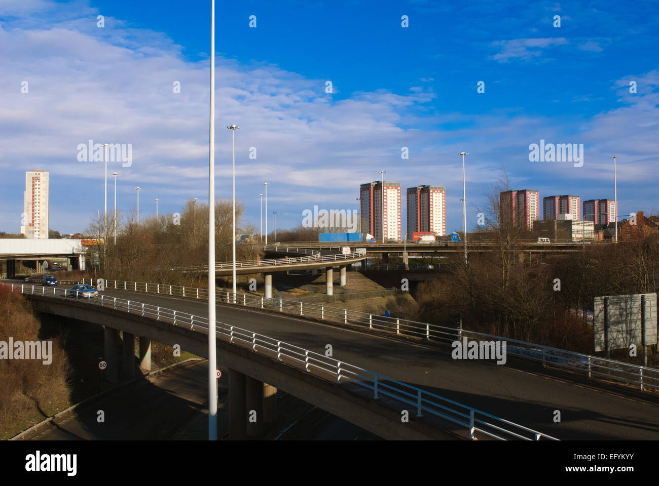 Tower blocks in Dennistoun, Glasgow, Scotland Stock Photo Alamy