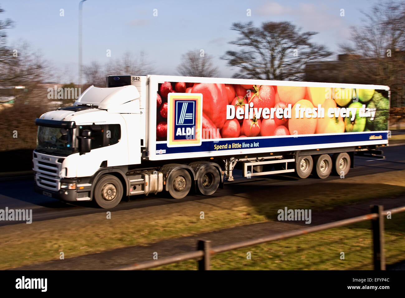 Aldi delivery truck hires stock photography and images Alamy
