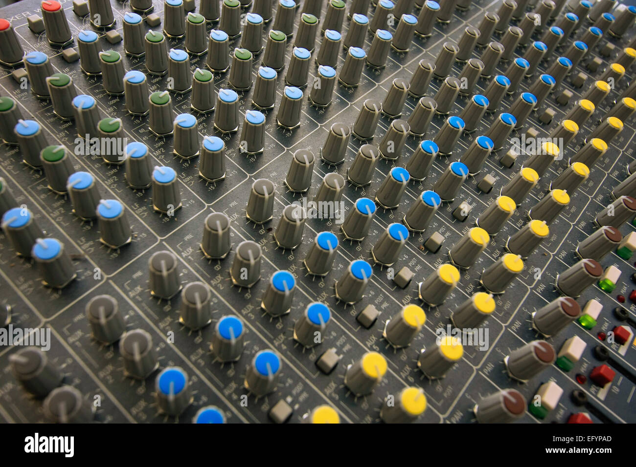 audio engineering, photo: September 23, 2008. Stock Photo