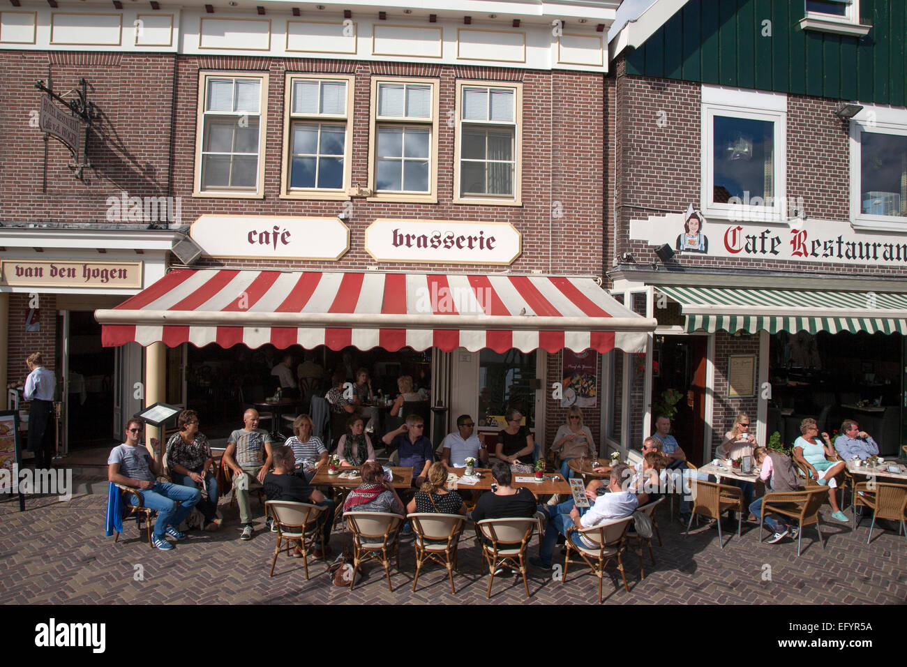 Van den Hogen Bar - Cafe, Volendam, Holland, Netherlands Stock Photo