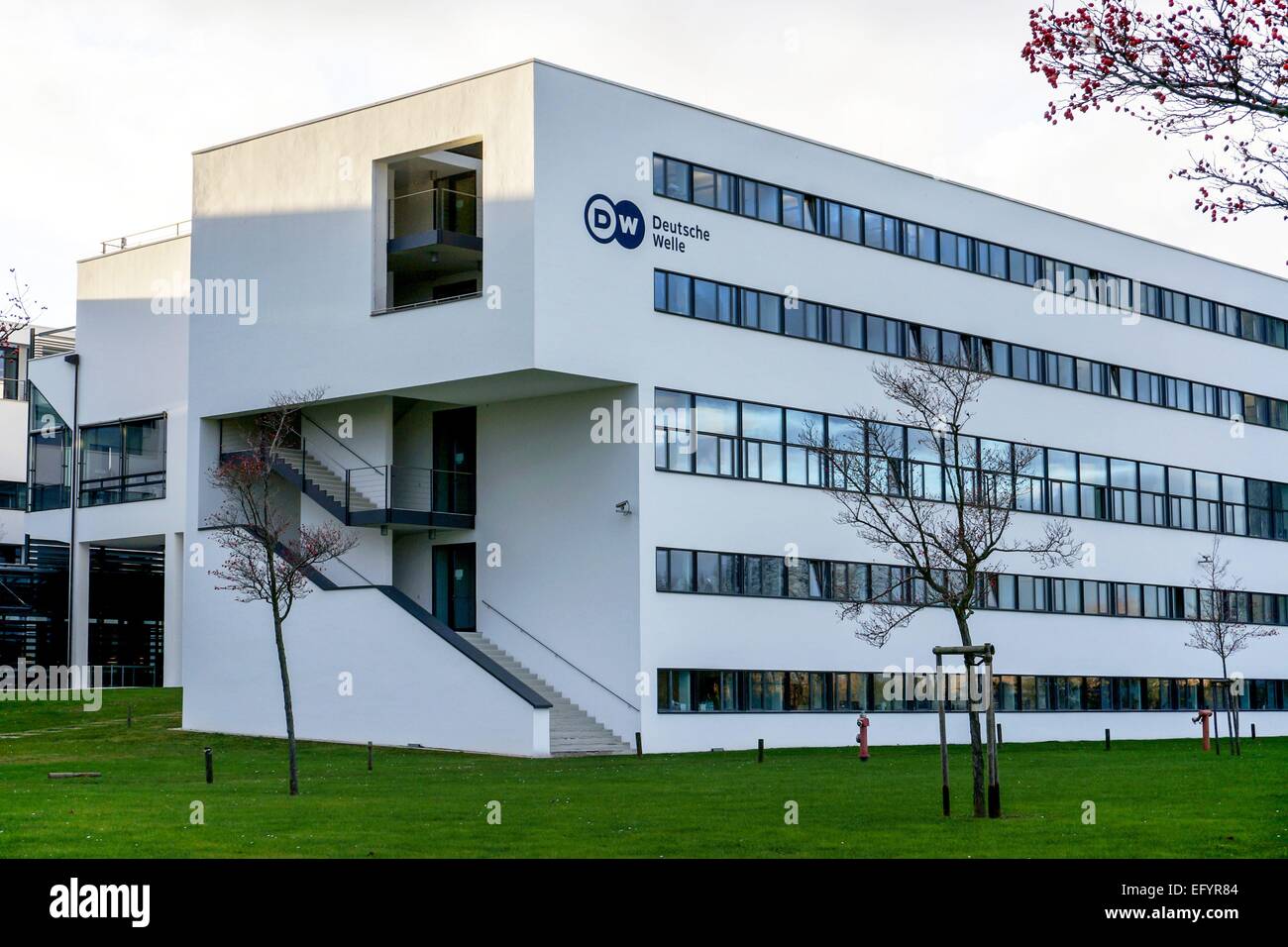 Germany: The Deutsche Welle (Geman broadcaster) building in Bonn. Photo from 02 January 2014. Stock Photo