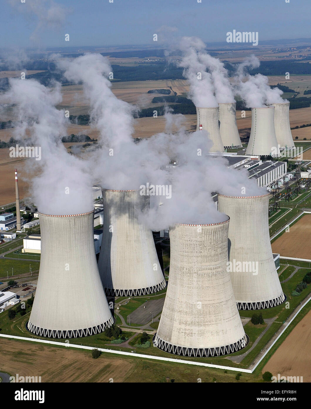 FILE PHOTO*** Nuclear Power Plant Dukovany, Czech Republic, September 10,  2012. A fission reaction in the first unit at nuclear power plant Dukovany,  which covers about one fifth of electricity consumed in