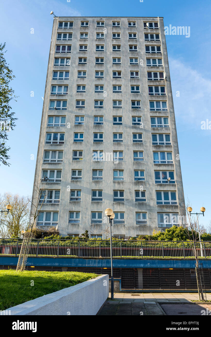 The Malting House is a high rise block of flats in Poplar, East London