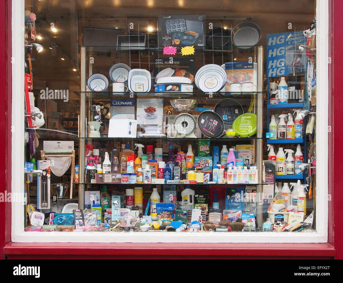 Hardware shop in Kirkby Lonsdale, a market town in Cumbria, between the lake district and the